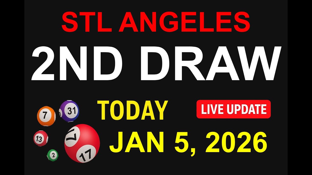 STL ANGELES 2ND DRAW - JAN 5, 2026 Results (LIVE UPDATE)