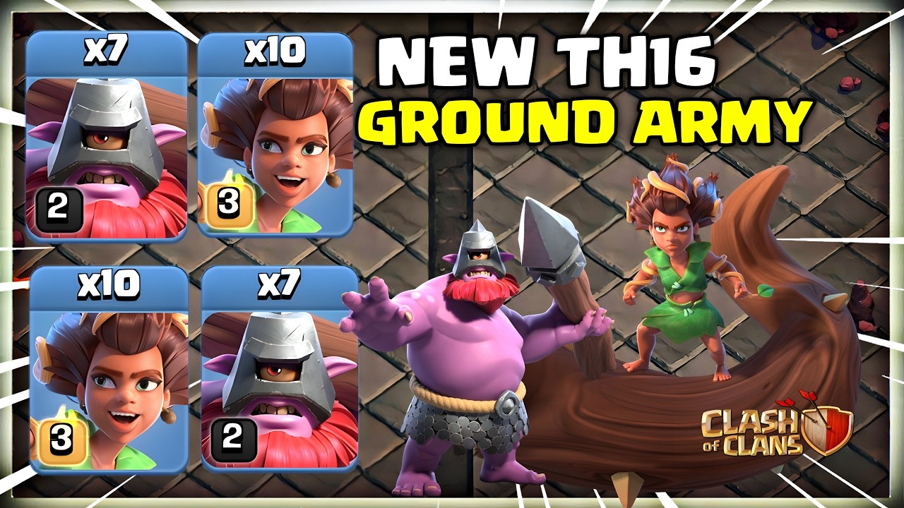 Most Powerful TH16 Attack Strategy (Root Rider Thrower Attack Strategy) - Clash of Clans