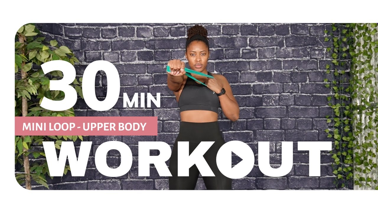 Full Upper Body | Mini Loop Resistance Band | Workout - YouTube