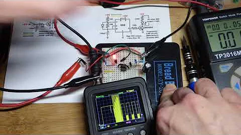 Output Load Voltages Oscilloscope Measured Astable 555 Timer NPN BJT LED Load Circuit