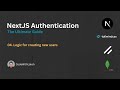Logic for creating new users (API) | The Ultimate NextJS Authentication Guide #4