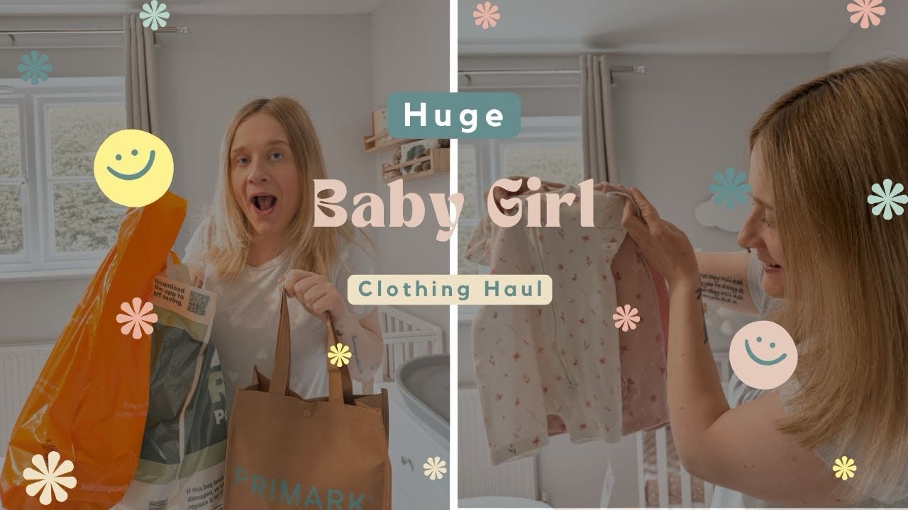 Huge Baby Girl Clothing Haul UK // Primark, Asda, Sainsburys & Tesco