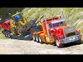 Rescuing Abandoned Construction Trucks in GTA 5 RP