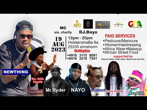 Afrobeat Festival Second Edition Elmshorn Germany