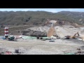 Banja hydropower plant timelapse