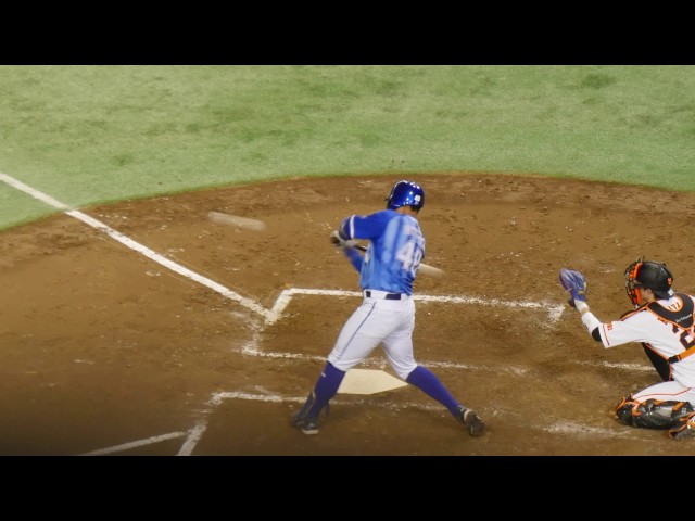 横浜DeNAベイスターズ 松井飛雄馬 バッティングフォーム&バッティング