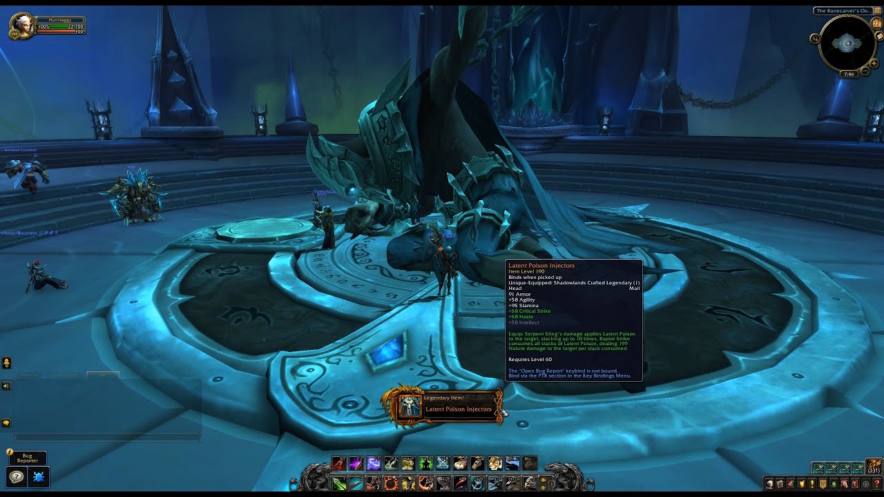 Crafting all Survival Hunter Legendaries (Survival only Legendary