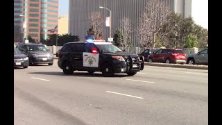 CHP Ford Explorer Reponding