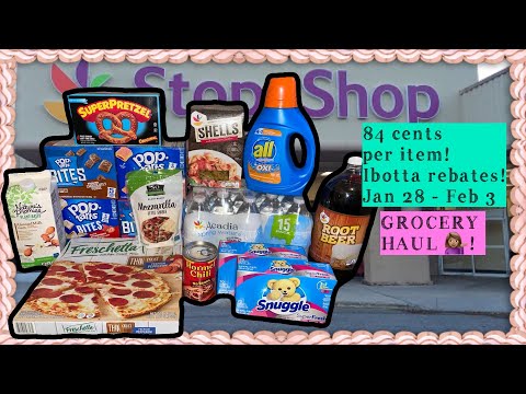 Stop & Shop Couponing Haul 01/28 – 02/03, Ibotta Rebates 🎉