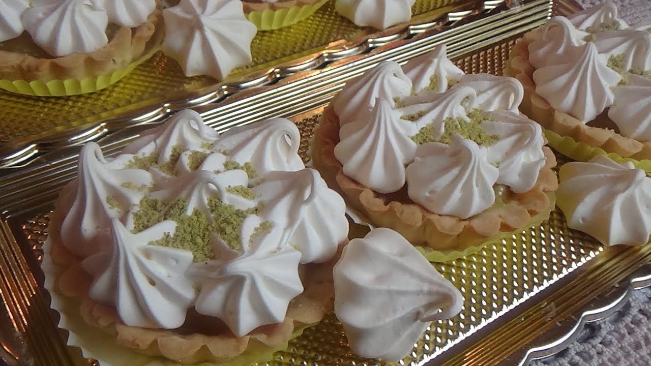 Tartelettes au citron/ 🍋تارتلات بالليمون مع مورانغ مقرمشة أروع حلوى بالليمون