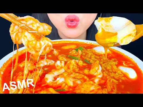 ASMR Soft Boiled Eggs & Cheesy Noodles【Mukbang/Eating Sounds/No Talking】