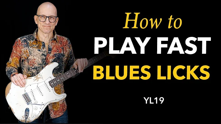 How to play fast blues rock licks - lesson YL19