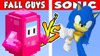 FALL GUYS vs SONIC - PvZ vs Minecraft vs Smash