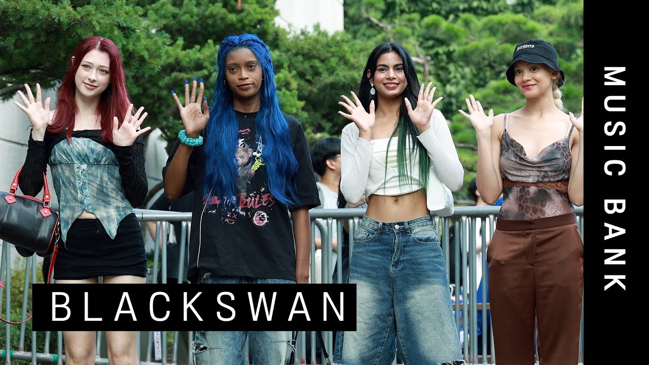 블랙스완(BLACKSWAN) 뮤직뱅크 출근길, 매혹적인 분위기 | BLACKSWAN Music Bank [4K]