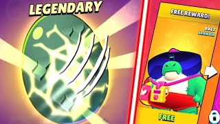 OMG🤯 LEGENDARY EGG🥚 + FREE BRAWLER BUZZ🤩NEW UPDATE✅FREE GIFTS🎁