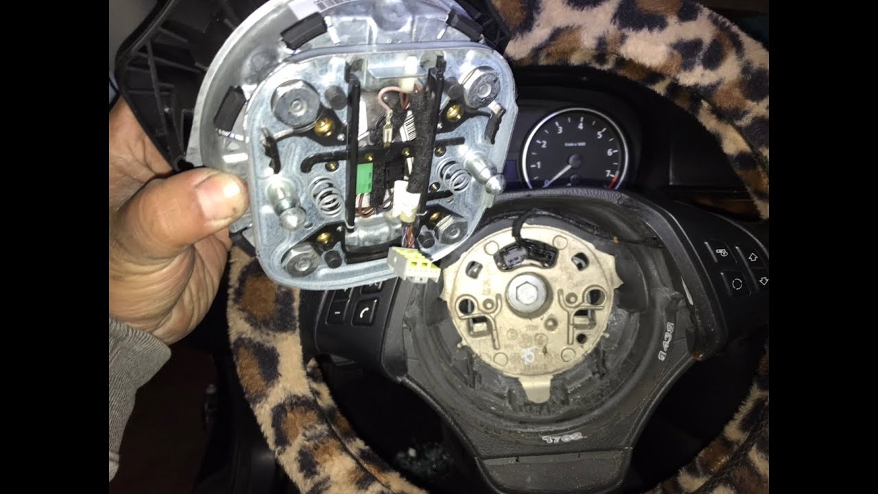 how to remove airbag on e90 easy way explained 2007 328i YouTube