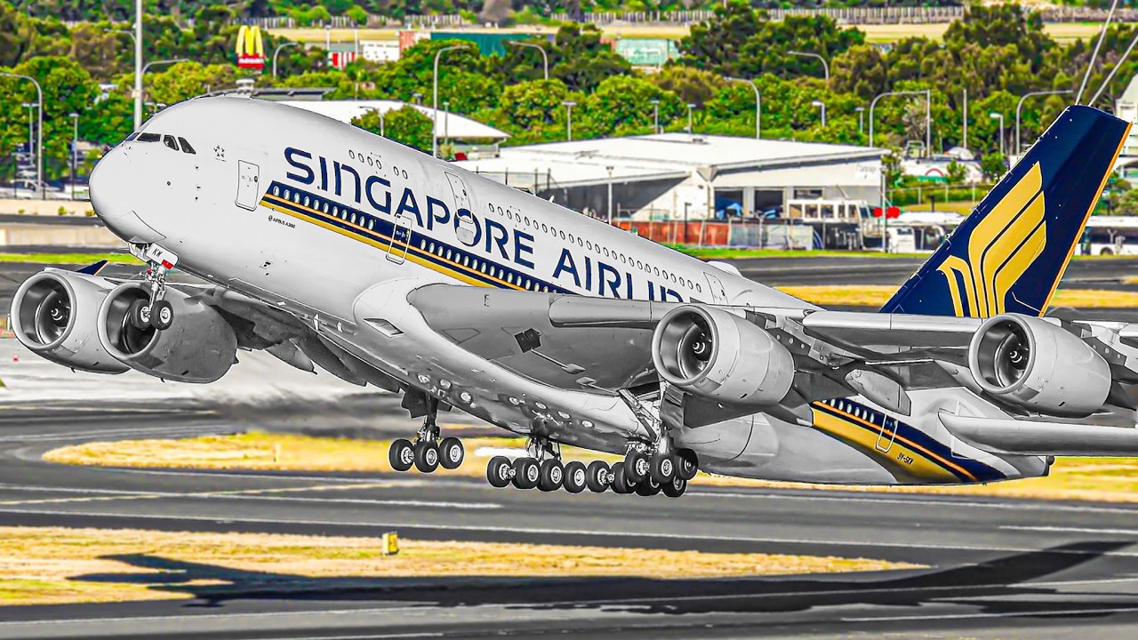 🇦🇺 400 Airplane Takeoffs & Landings, Aircraft Identification ✈️ Sydney Airport Plane Videos