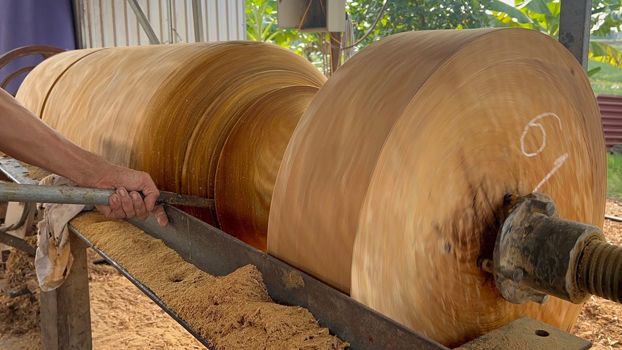 Extremely Bold Idea _ Great Working Skills Of Carpenter With Giant Wood