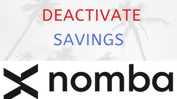 How to deactivate savings on NOMBA/KUDI app (in few steps)