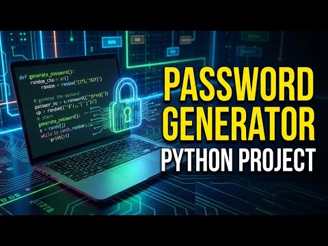 Python Password Generator Project | Strong Password Creator with GUI | Beginner Friendly