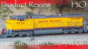 Product Review ScaleTrains HO C44-9W UP - Union Pacific Dash 9!