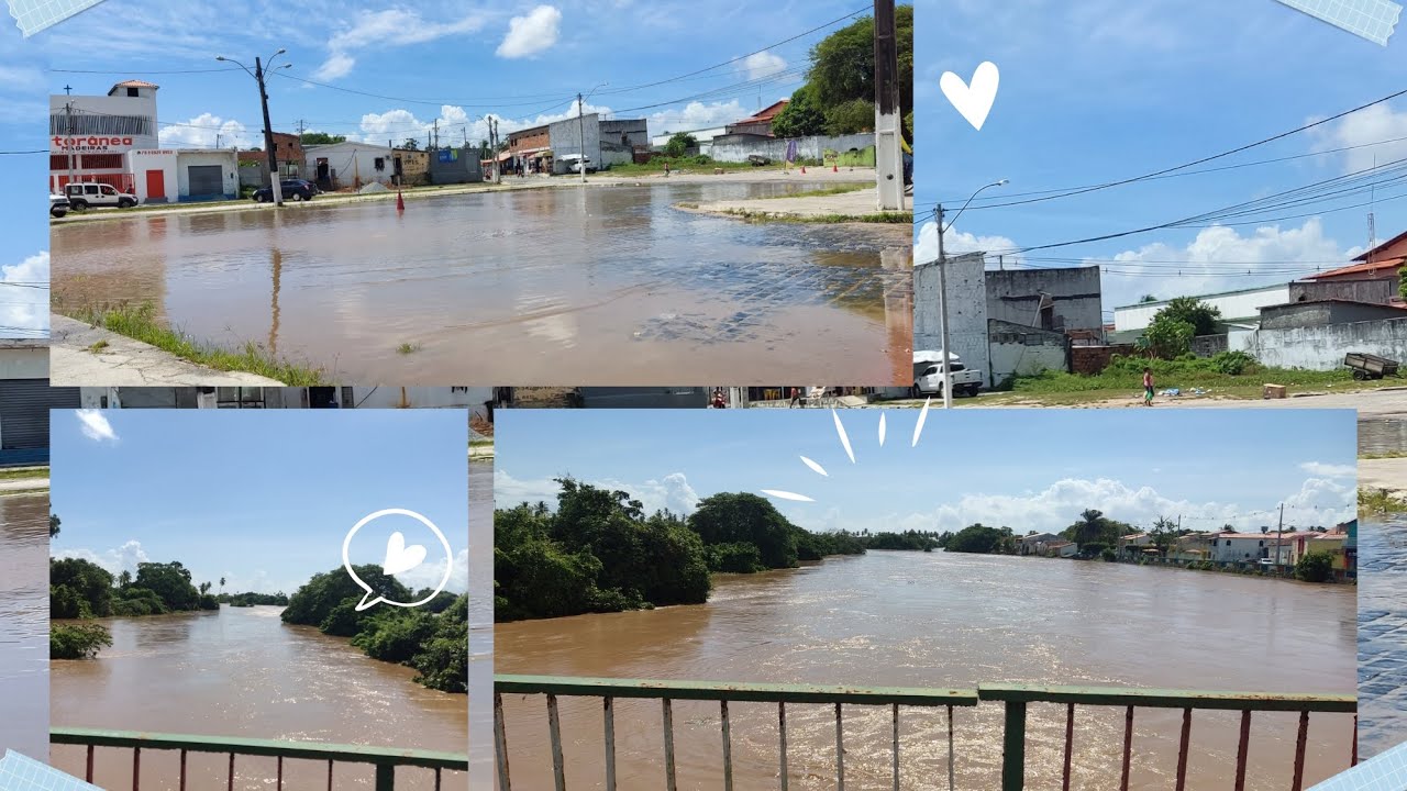 ENCHENTE EM CONDE-BA  02/02/2024  FAZ MORADORES FICAREM EM PÂNICO