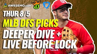 The MLB DFS Deeper Dive \& Live Before Lock: Breaking News, Notes \& Picks for DraftKings and FanDuel