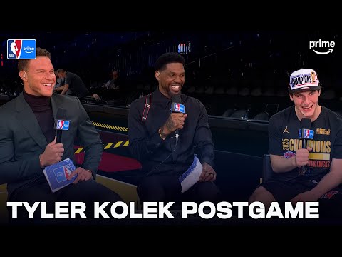 Tyler Kolek Talks Staying Ready & Embracing Role With Knicks | NBA on Prime