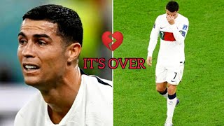 Ronaldo Crying Cristiano Ronaldo Crying A Match