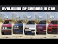 Evolution of Camaro Based Cars in GTA games | GTA SA to GTA V