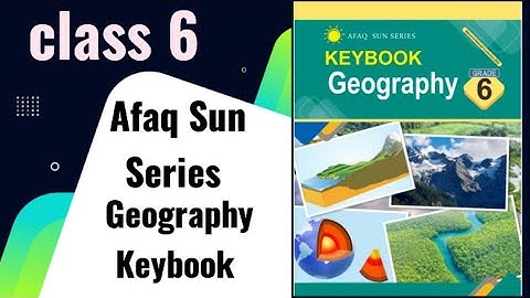 Afaq Sun Series Geography 6 Keybook
