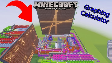 I Made a Graphing Calculator in Minecraft Bedrock