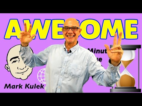 Awesome - one minute phrase lesson (series #40) | Learn English - Mark Kulek ESL
