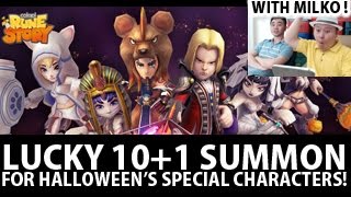 Colopl Rune Story 11 Summon For Halloween Special Characters Weapon 白猫 プロジェクト海外版 Youtube