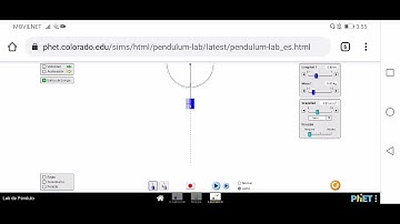 Cómo utilizar el simulador PHET, para realizar un experimento de péndulo simple.