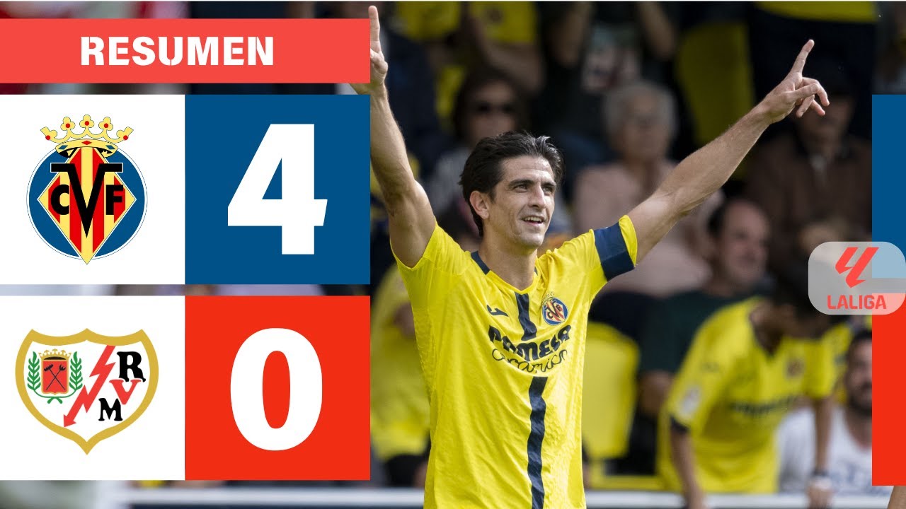 VILLARREAL CF vs RAYO VALLECANO | RESUMEN LALIGA EA SPORTS - YouTube