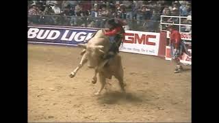 Cujo bucks Justin McBride - 00 PBR Ft. Worth
