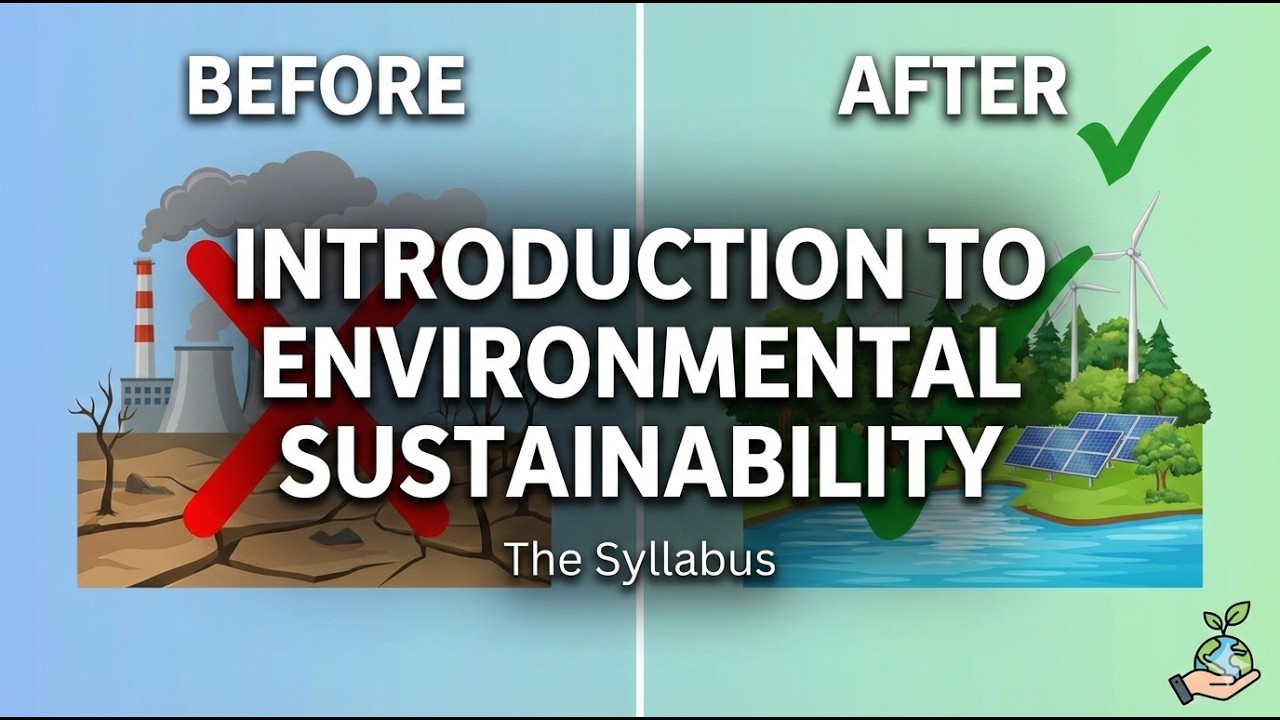 Unit 1 Introduction to Environmental Sustainability (પર્યાવરણીય ટકાઉપણુંનો પરિચય)