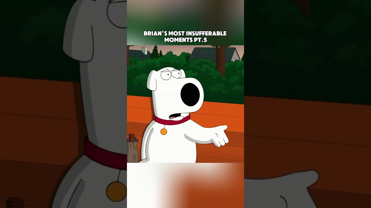 Brian being insufferable pt.5 #familyguy #shorts