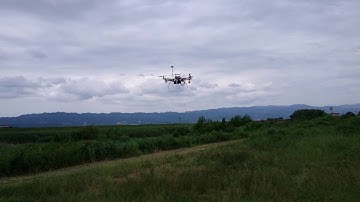 Raspberry Pi3 + NAVIO2 First flight.（Ver3.4)