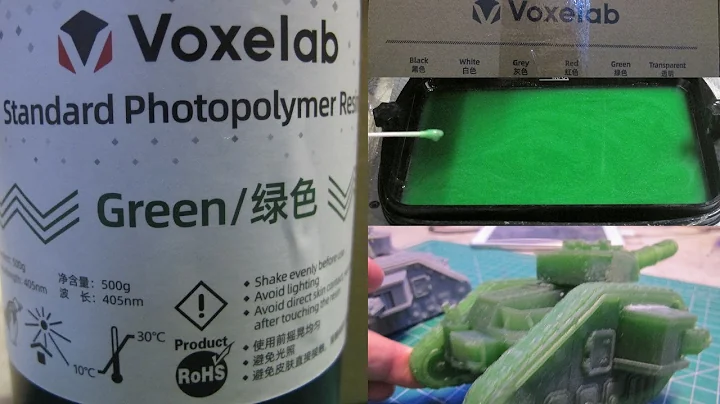 Voxelab photopolymer standard resin review (3D printing)