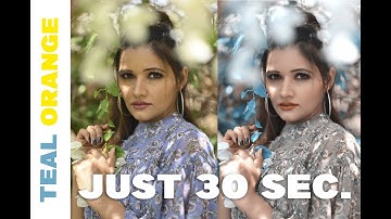 just 30 seconds teal orange effect in photoshop (No LUTs)