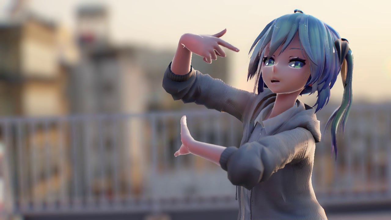 MMD)A ddiction - TDA Hood Miku Raycast Shader - YouTube.