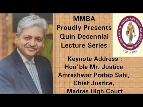 MMBA Quin Decennial Special Lecture - A Teaser || Hon'ble Mr. Justice Amreshwar Pratap Sahi, CJ, MHC