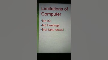 Limitations of computer #shorts #viral #viralshorts #2023