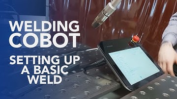 Cobot Welding - Straight Line Weld Demonstration
