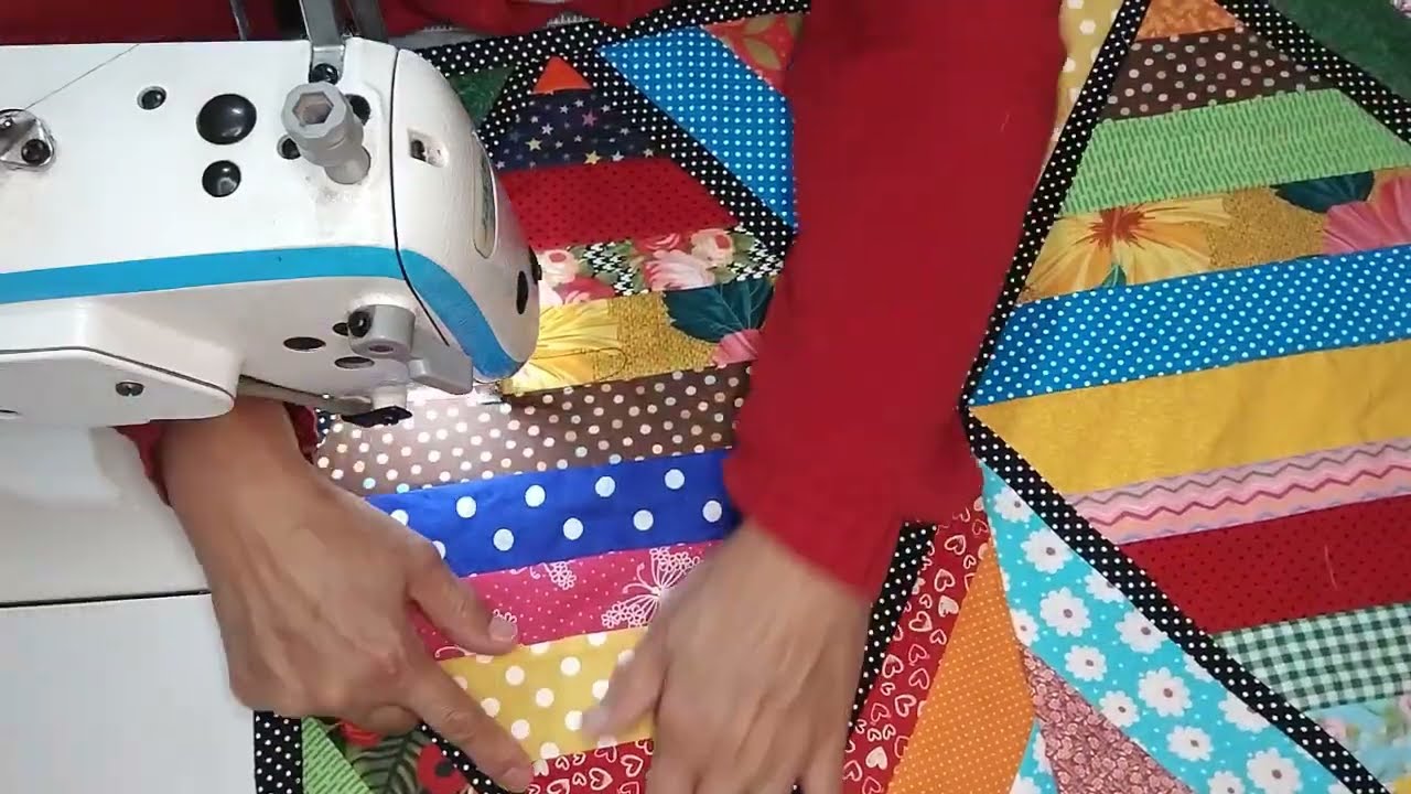 Só com Retalhos Fiz Esse Lindo Tapete. Reciclagem de Retalhos.