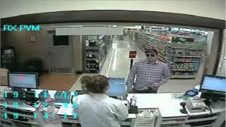 Raw Video: Walgreens armed robbery surveillance video