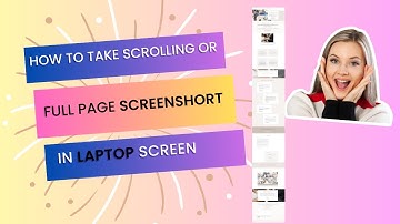 How to Take a Scrolling Screenshot in Windows 10 | Full page Screenshots