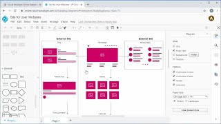 Create User Flow (Website) Diagram Online